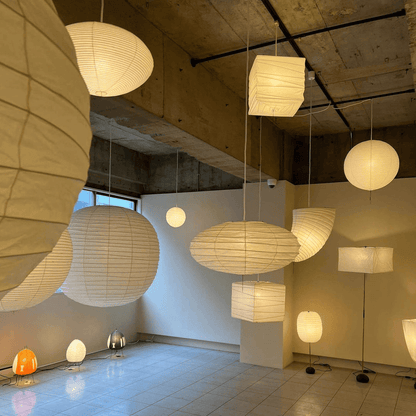 Akari EN Series Washi Paper Pendant Light