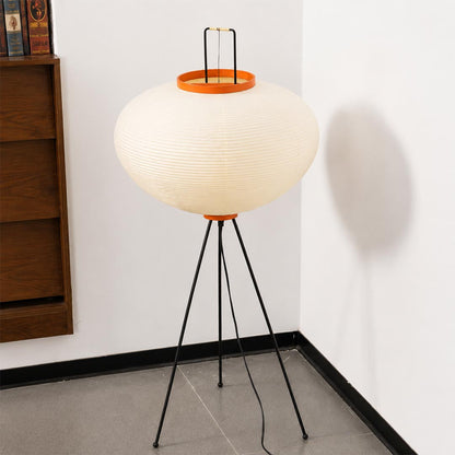 Akari 10A Washi Paper Tripod Floor Lamp