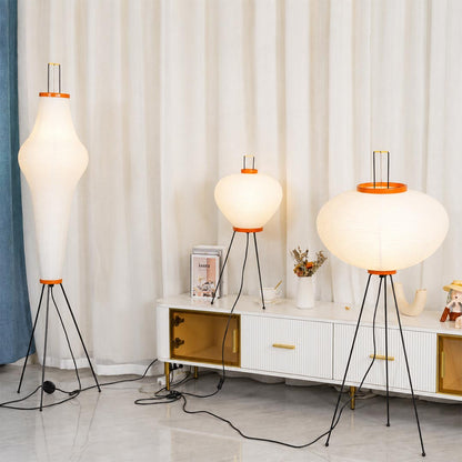 Akari 10A Washi Paper Tripod Floor Lamp