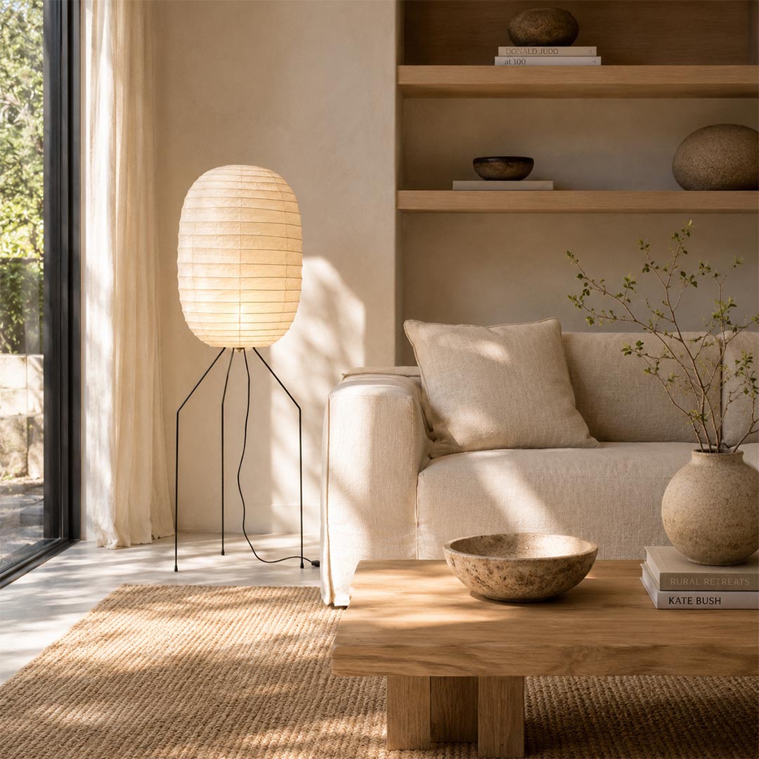 Washi Paper UF3-DL Floor Lamp