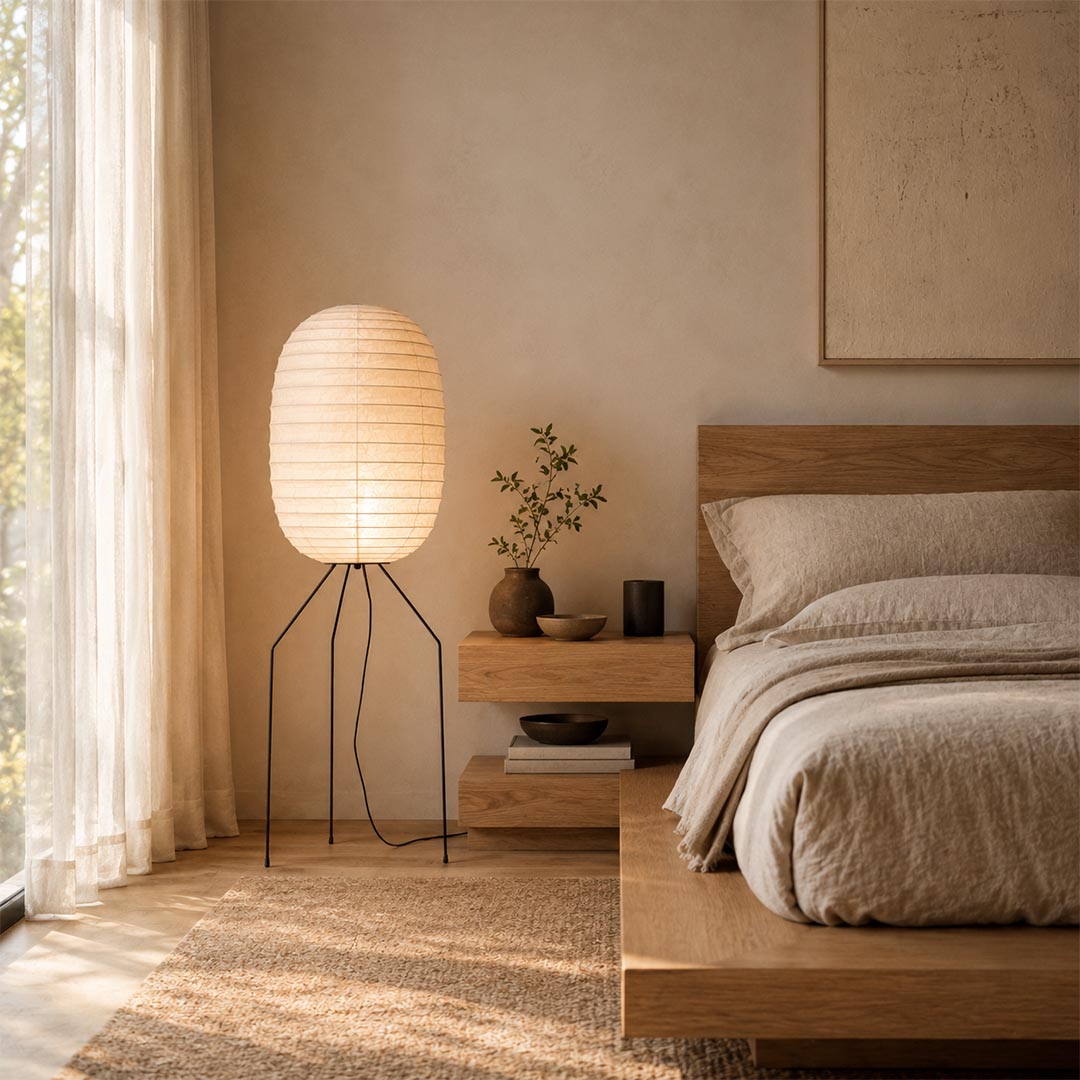 Washi Paper UF3-DL Floor Lamp
