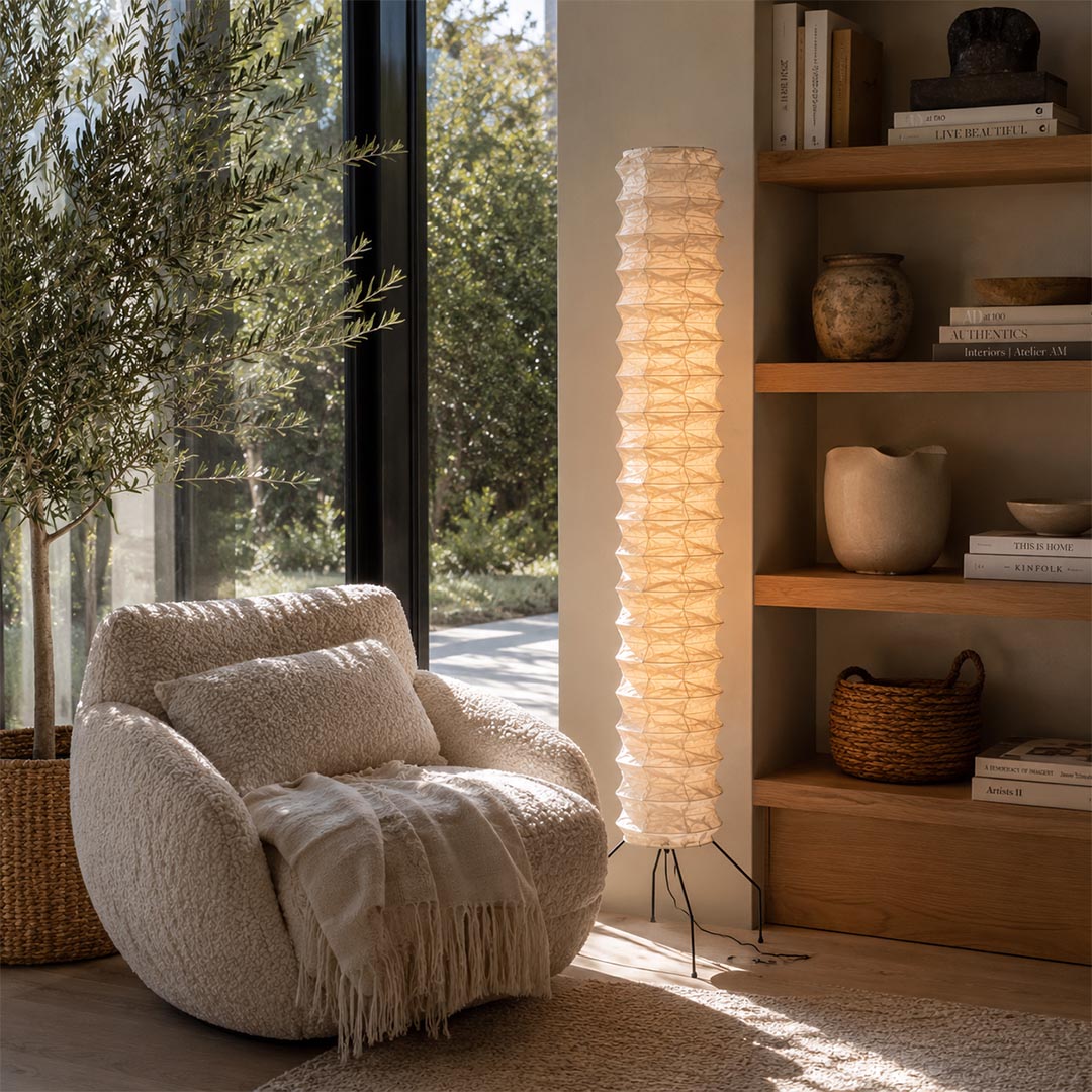 Akari UF4-31N Washi Paper Floor Lamp