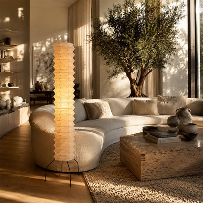 Akari UF4-31N Washi Paper Floor Lamp
