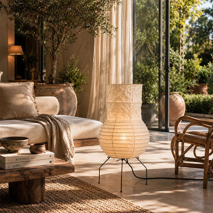 Akari Zara Washi Paper Lantern Table Lamp